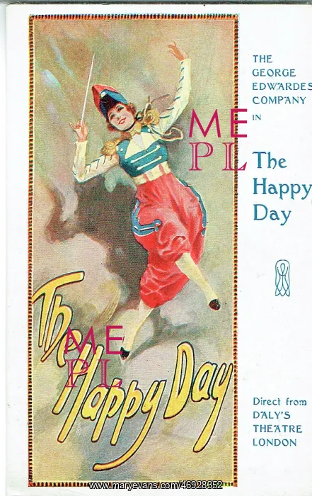 : The Happy Day by Seymour Hicks : The Happy Day by Seymour Hicks