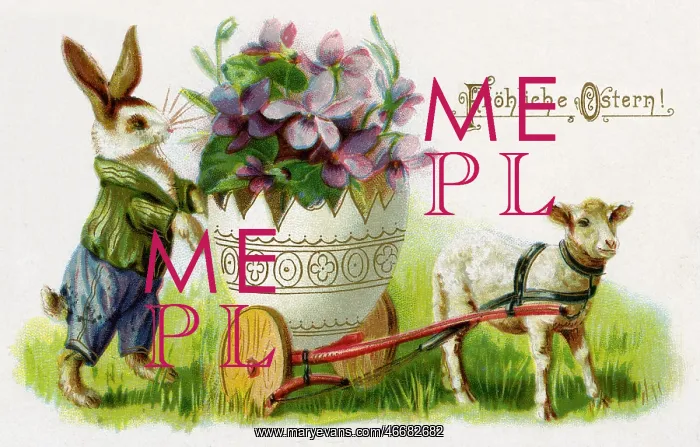  : Happy Easter card