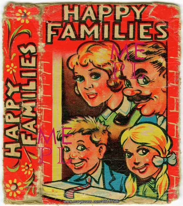  : Happy Familes Playing Cards - pack box