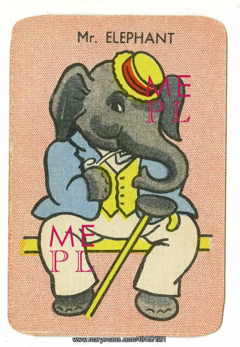  : Happy Families Animals - Mr Elephant