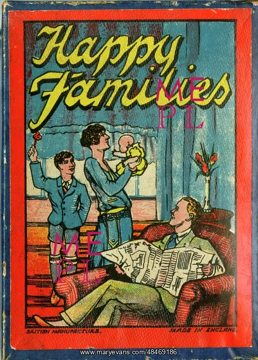  : Happy Families box lid