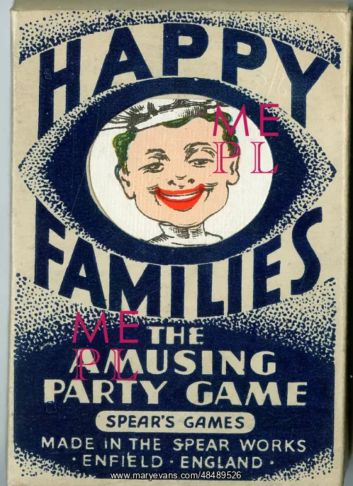  : Happy Families - Spear's Games box