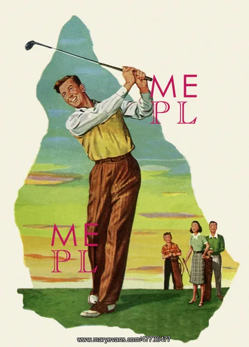  : Happy Golfer