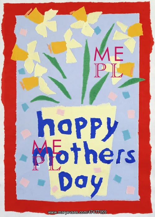  : Happy Mothers Day ' daffodils collage