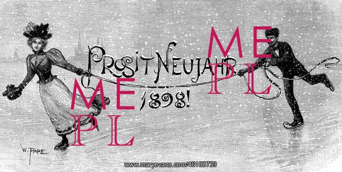 : Happy New Year 1898 : Happy New Year 1898