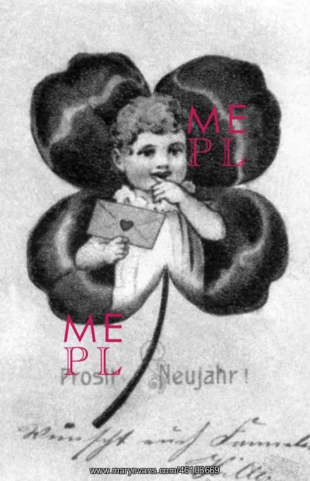 : Happy New Year (Prosit Neujahr), greeting card for New Yea : Happy New Year (Prosit Neujahr), greeting card for New Yea