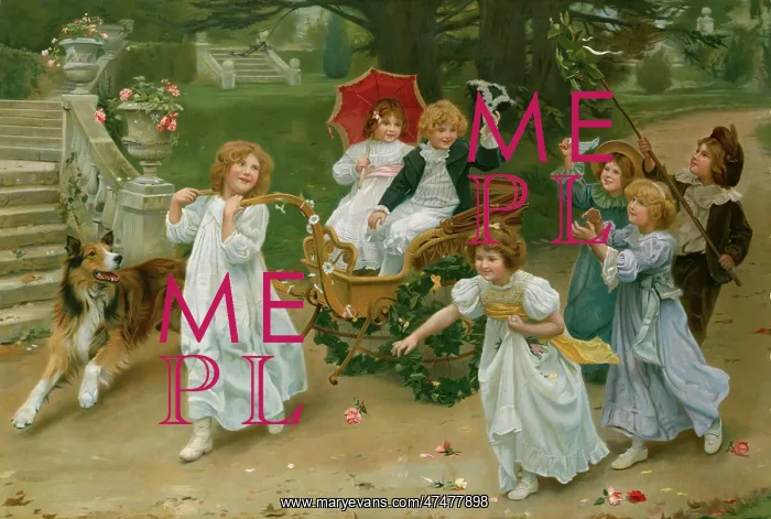 : The Happy Pair ' children playing ' wedding : The Happy Pair ' children playing ' wedding