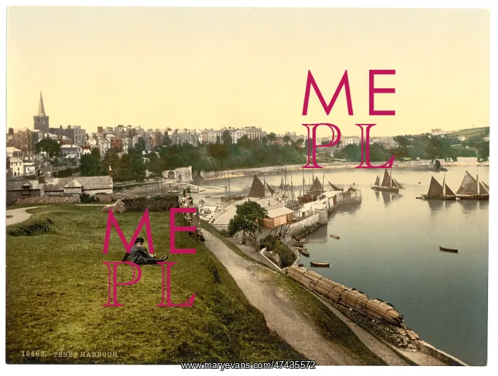 : Harbor, Tenby, Wales : Harbor, Tenby, Wales