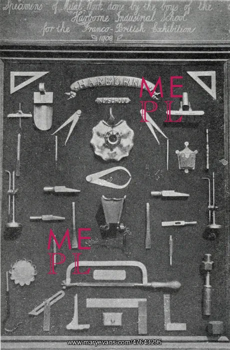 : Harborne Industrial School, Birmingham - Metalwork Specimens : Harborne Industrial School, Birmingham - Metalwork Specimens