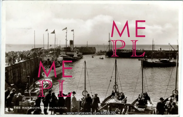 : The Harbour, Bridlington, Yorkshire : The Harbour, Bridlington, Yorkshire