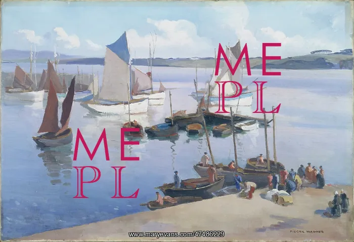 : Harbour in Brittany with sailing boats : Harbour in Brittany with sailing boats
