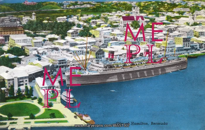 : Harbour and city of Hamilton, Bermuda : Harbour and city of Hamilton, Bermuda