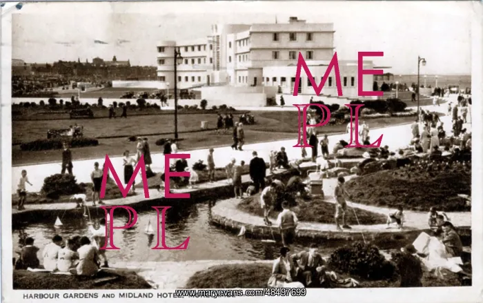 : Harbour Gardens, Morecambe, Lancashire : Harbour Gardens, Morecambe, Lancashire