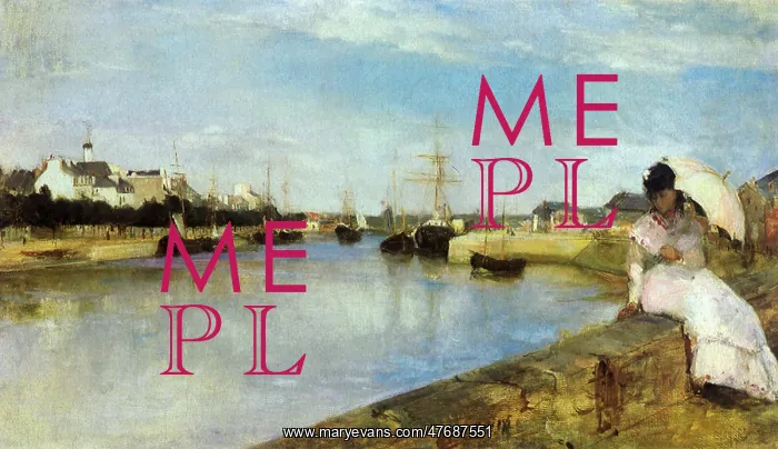 : The Harbour at Lorient, by Berthe Morisot : The Harbour at Lorient, by Berthe Morisot