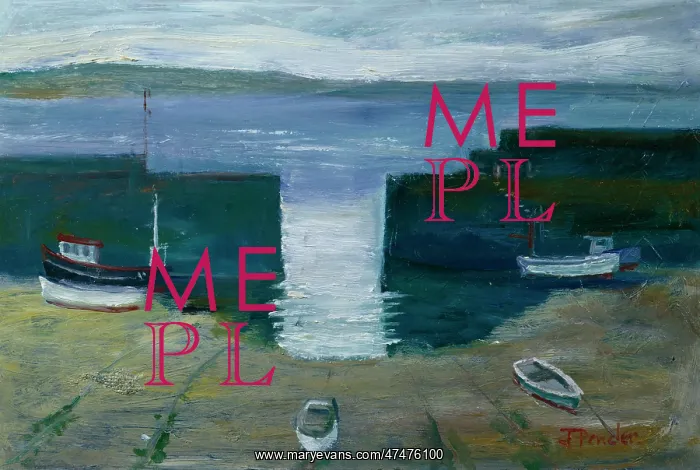: Harbour, Low Tide, Mousehole : Harbour, Low Tide, Mousehole