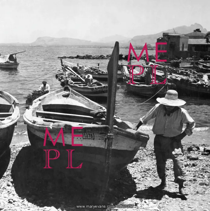 : Harbour of Palermo, 1930s : Harbour of Palermo, 1930s