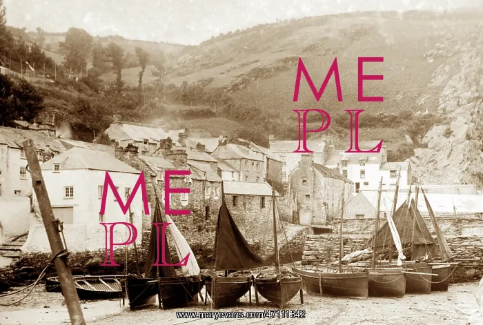 : The harbour, Polperro early 1900's