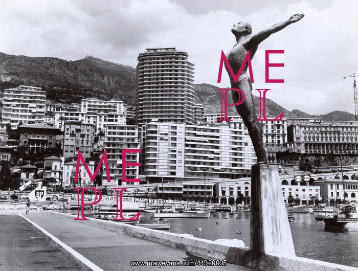  : Harbour scene at Monte Carlo, Monaco