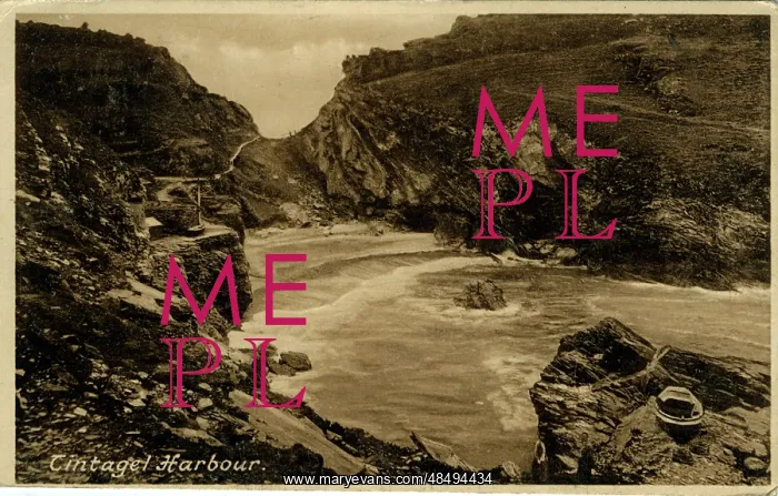 : The Harbour, Tintagel, Cornwall : The Harbour, Tintagel, Cornwall