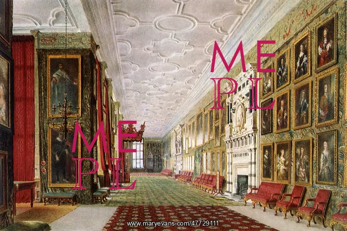 : Hardwick Hall, Derbyshire, The Long Gallery : Hardwick Hall, Derbyshire, The Long Gallery