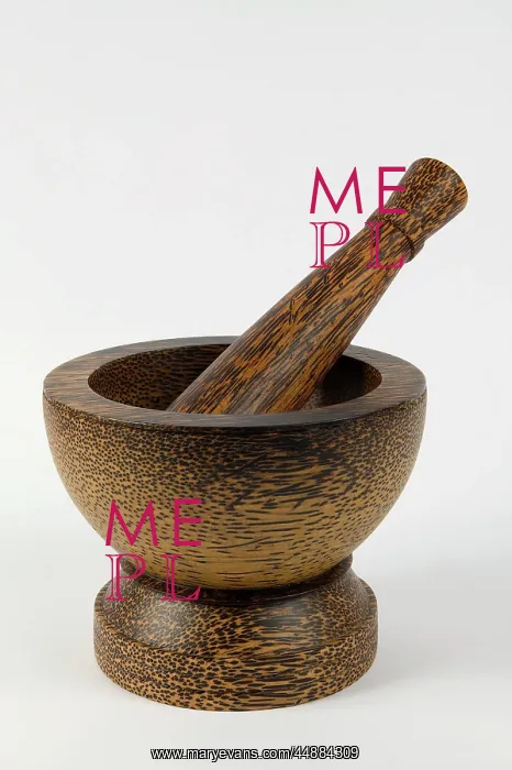  : Hardwood Mortar And Pestle