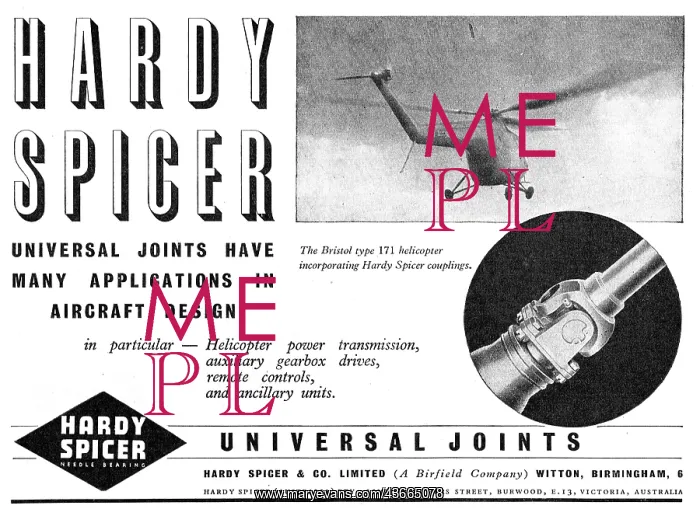  : Hardy Spicer Universal Joints