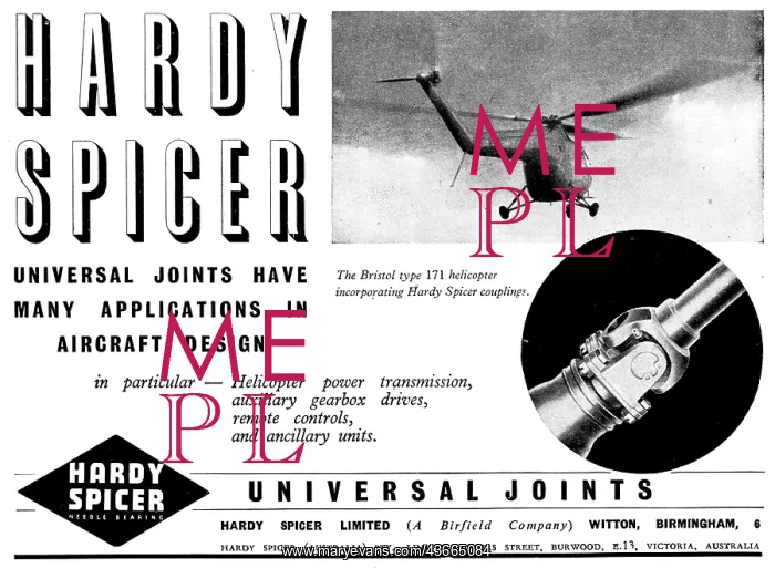 : Hardy Spicer Universal Joints : Hardy Spicer Universal Joints