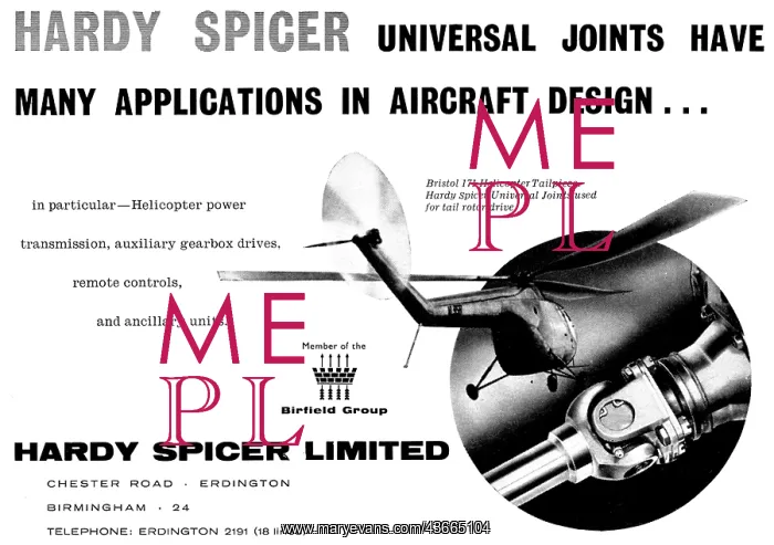  : Hardy Spicer Universal Joints