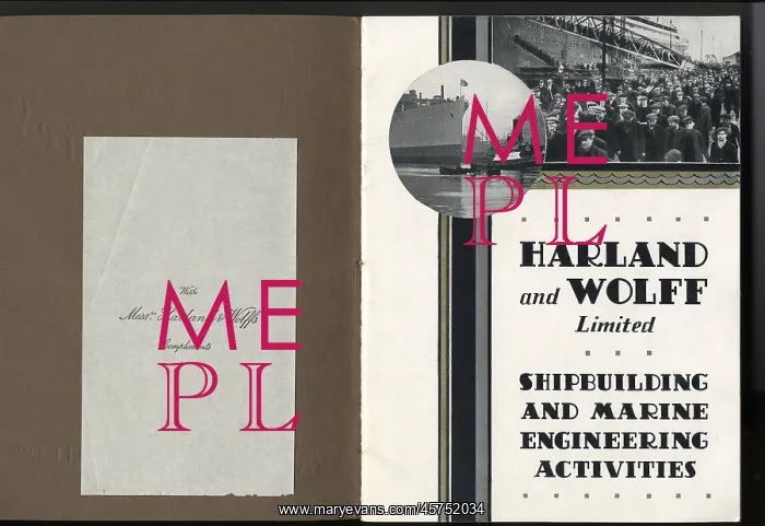 : Harland & Wolff - promotional brochure : Harland & Wolff - promotional brochure