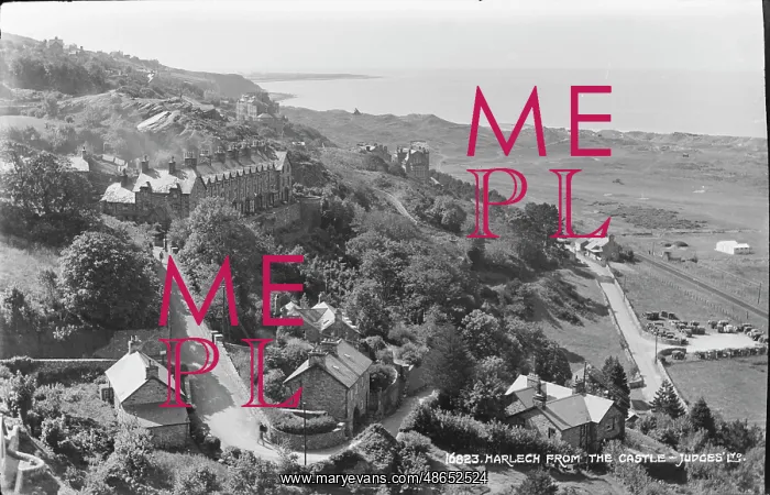 : Harlech from the Castle : Harlech from the Castle