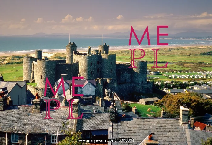: Harlech Castle, Gwynedd, Wales : Harlech Castle, Gwynedd, Wales