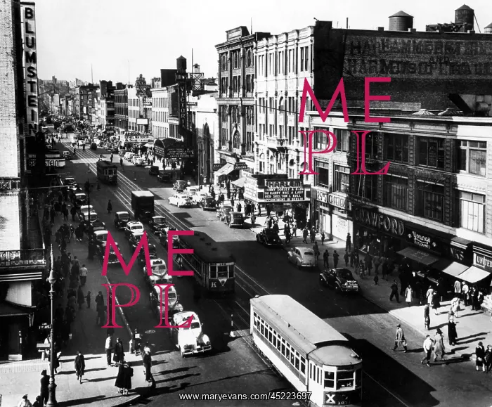 : Harlem Thoroughfare on 125th Street, N.Y.C. ? : Harlem Thoroughfare on 125th Street, N.Y.C. ?