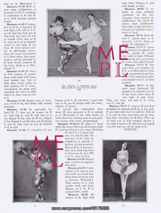 : Harlequin and Columbine: a dance routine arranged : Harlequin and Columbine: a dance routine arranged