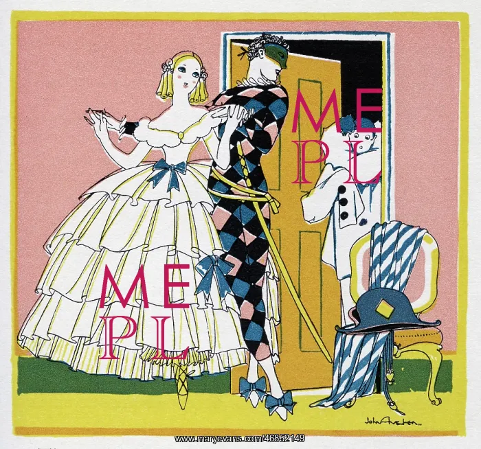 : Harlequin, Columbine and Pierrot : Harlequin, Columbine and Pierrot