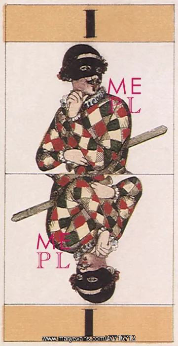  : Harlequin Tarot Card