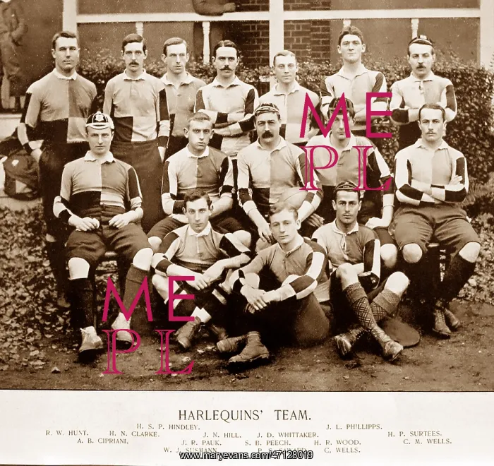  : Harlequins Rugby Team in the 1890s