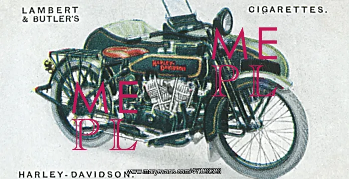  : Harley Davidson cigarette card
