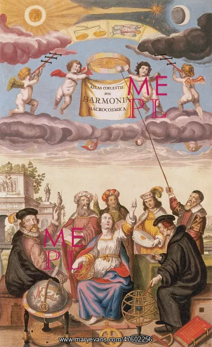 : Harmonia Macrocosmica, Frontispiece, 1660 : Harmonia Macrocosmica, Frontispiece, 1660