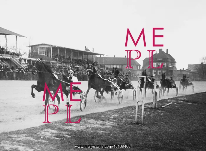 : Harness racing in Ruhleben, 1934 : Harness racing in Ruhleben, 1934