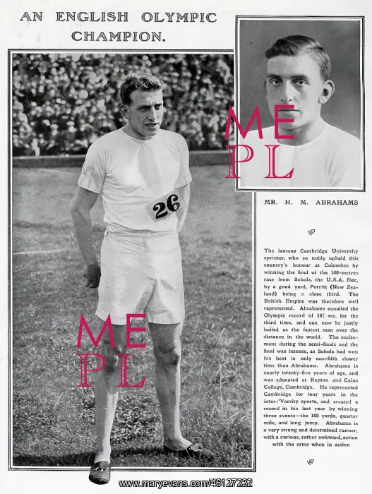 : Harold Abrahams, sprinter : Harold Abrahams, sprinter