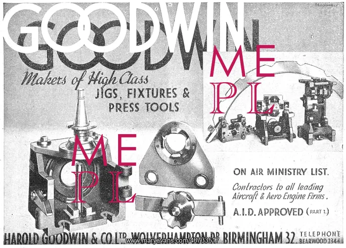 : Harold Goodwin Jigs, Fixtures & Press Tools : Harold Goodwin Jigs, Fixtures & Press Tools