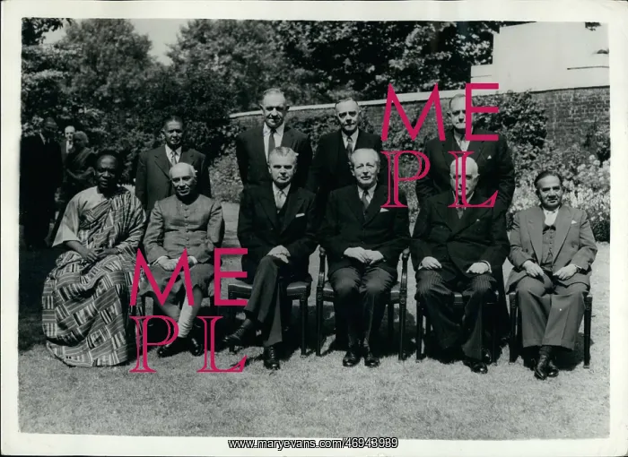 : Harold Macmillan with Commonwealth leaders, London : Harold Macmillan with Commonwealth leaders, London