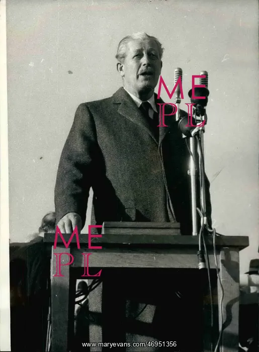 : Harold Macmillan opens Preston motorway, Lancashire : Harold Macmillan opens Preston motorway, Lancashire