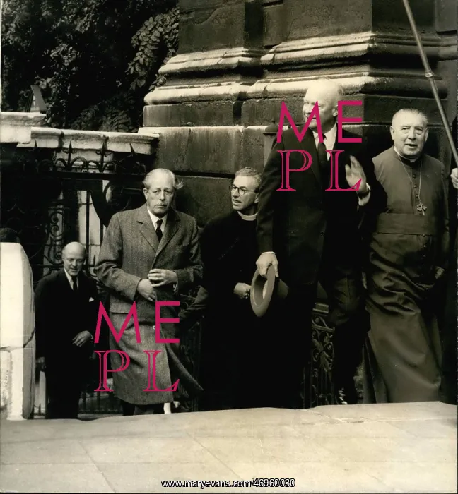 : Harold Macmillan and President Eisenhower, St Paul's : Harold Macmillan and President Eisenhower, St Paul's