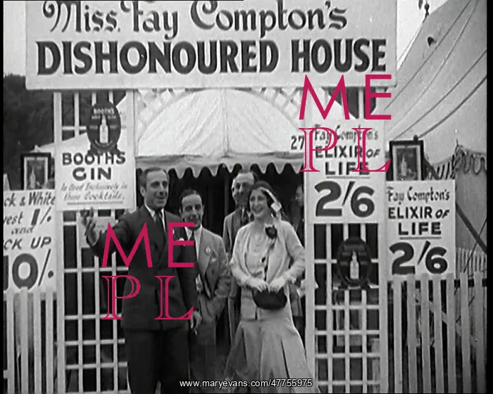 : Harold Ruth Standing Outside Fay Compton's : Harold Ruth Standing Outside Fay Compton's