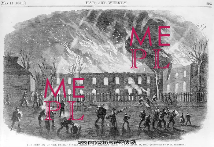 : Harper's Ferry. The burning of the United ? : Harper's Ferry. The burning of the United ?