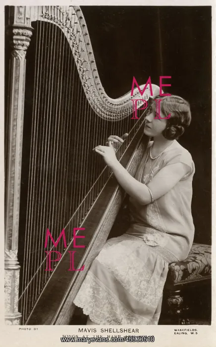 : Harpist - Mavis Shellshear : Harpist - Mavis Shellshear
