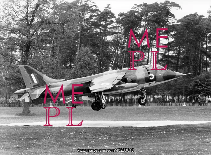 : Harrier airplane of British army in Germany : Harrier airplane of British army in Germany