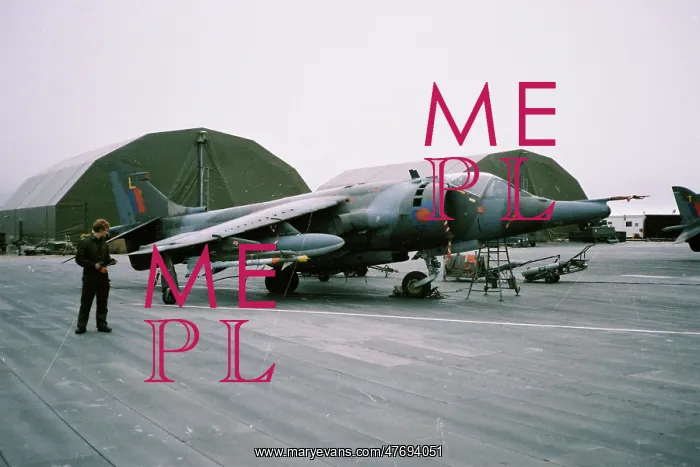 : Harrier at RAF Stanley : Harrier at RAF Stanley