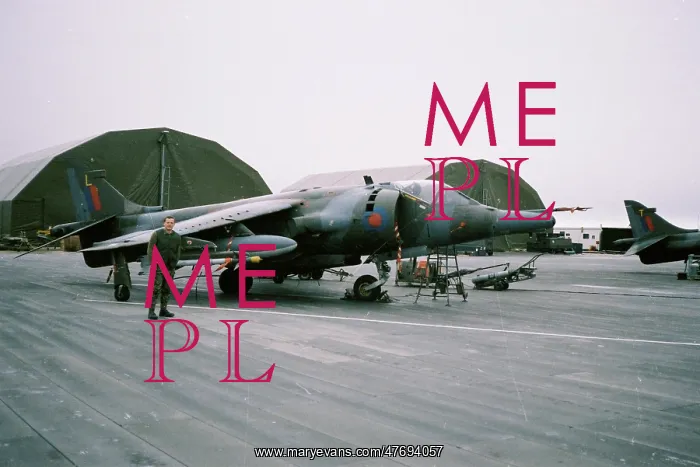 : Harrier at RAF Stanley : Harrier at RAF Stanley